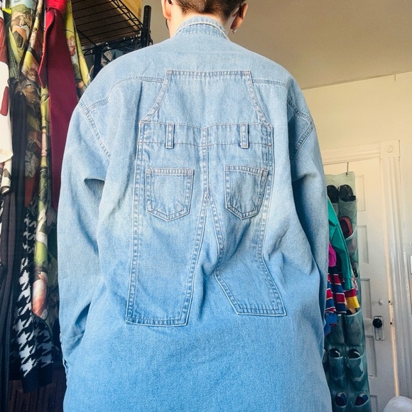 Vintage Denim Overall Button Down - Picture 6 of 6